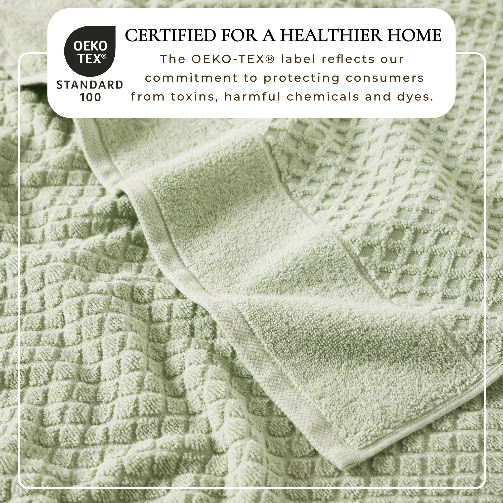 Cotton Diamond Bath Towel Set - Grayson Collection