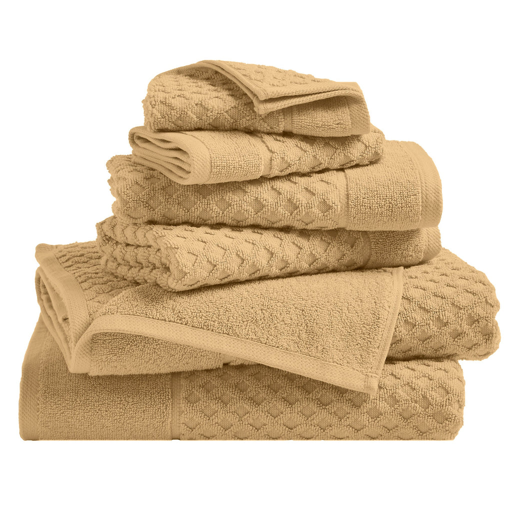Cotton Diamond Bath Towel Set - Grayson Collection