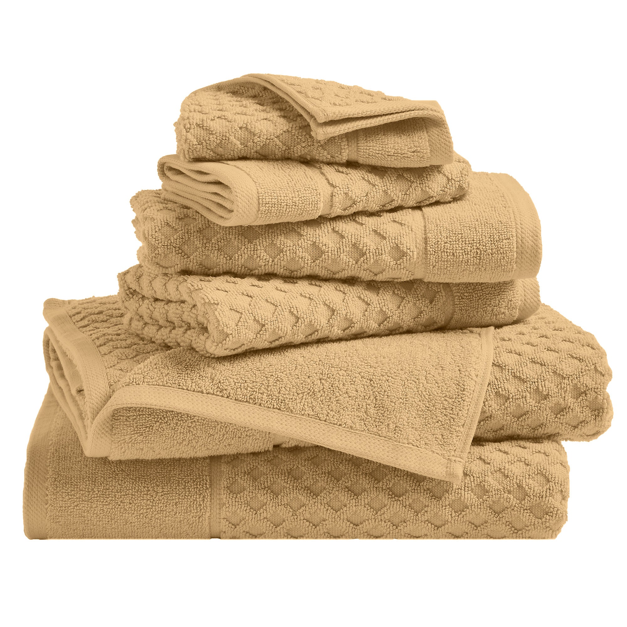 Cotton Diamond Bath Towel Set - Grayson Collection
