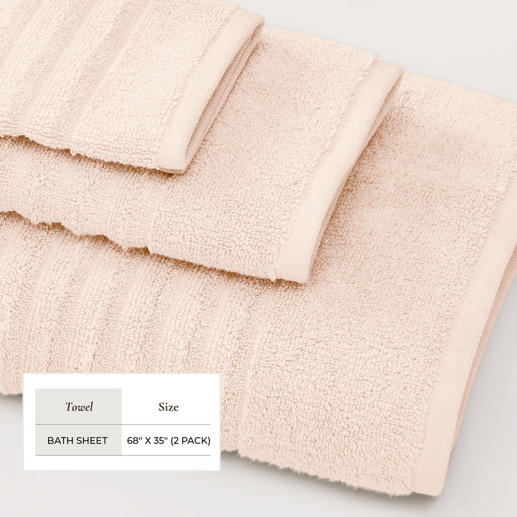 Combed Cotton Bath Towel Set - Karina Collection