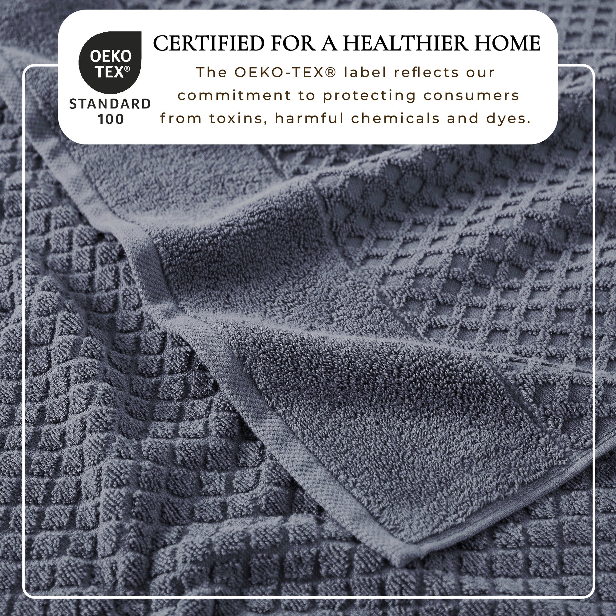 Cotton Diamond Bath Towel Set - Grayson Collection