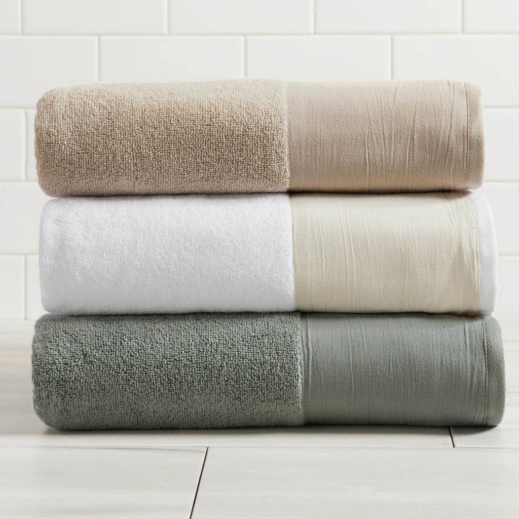 Border 6-Piece Towel Set - Priya Collection