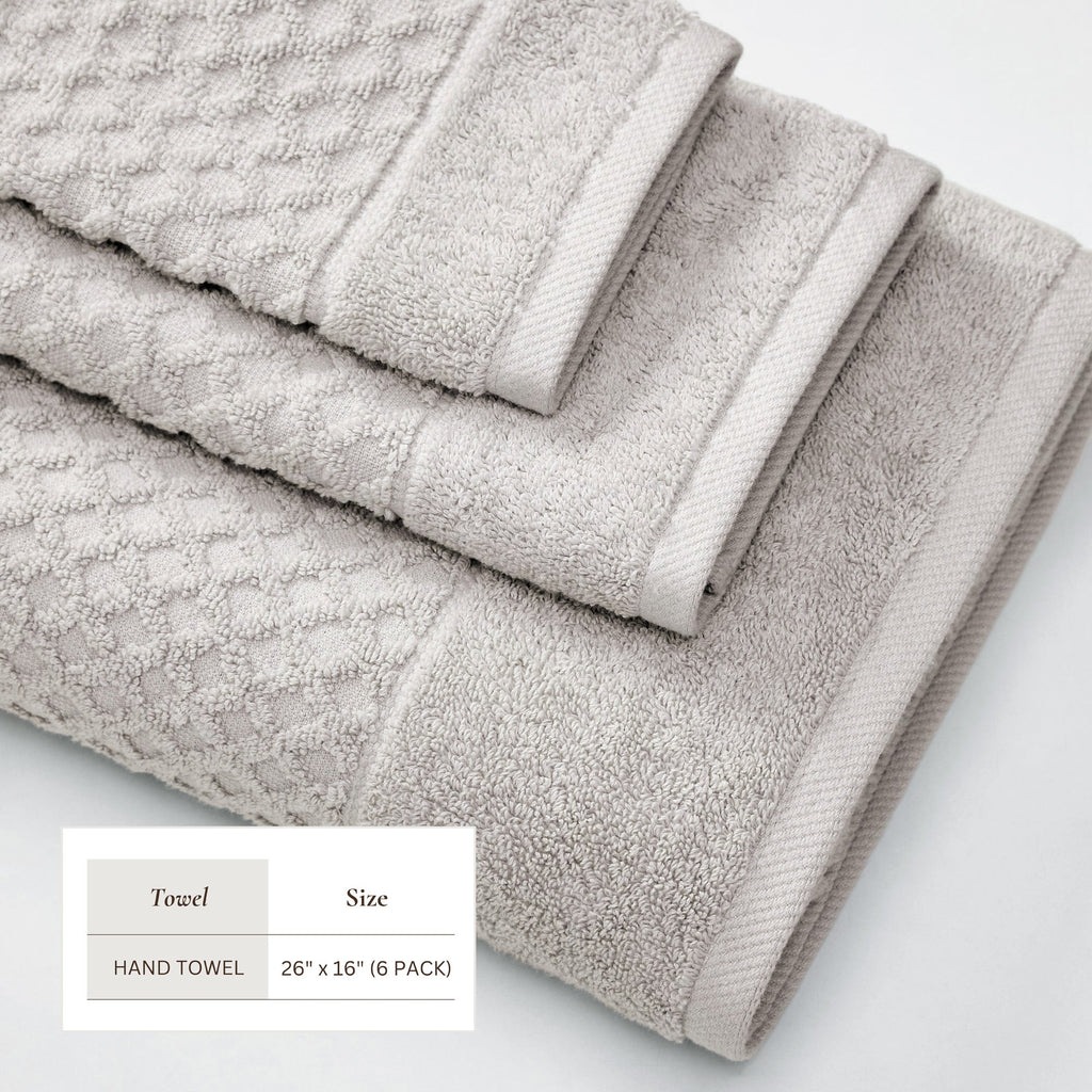 Cotton Diamond Bath Towel Set - Grayson Collection