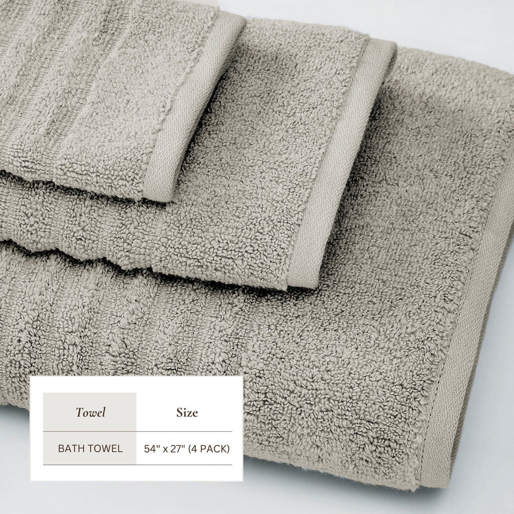Combed Cotton Bath Towel Set - Karina Collection