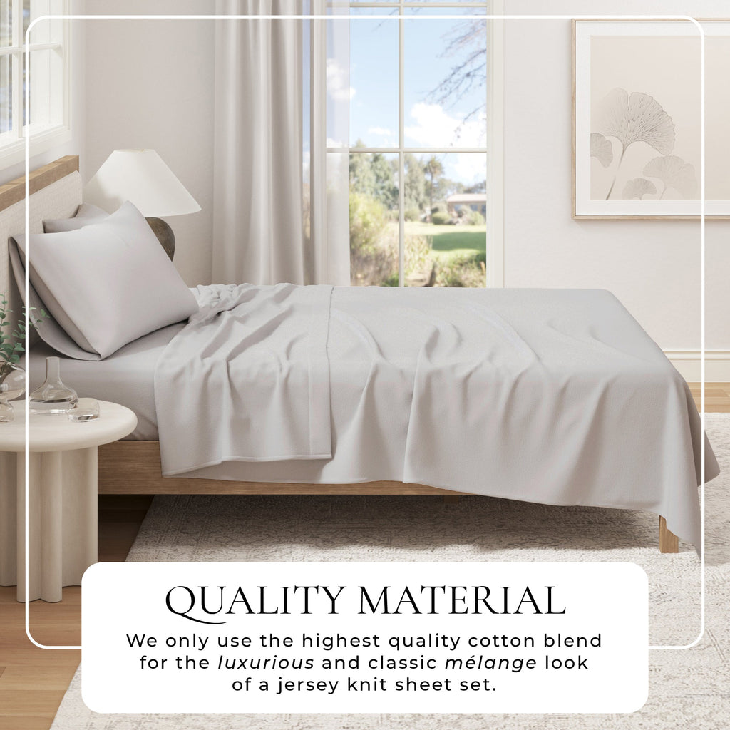 Cotton Jersey Knit Sheets