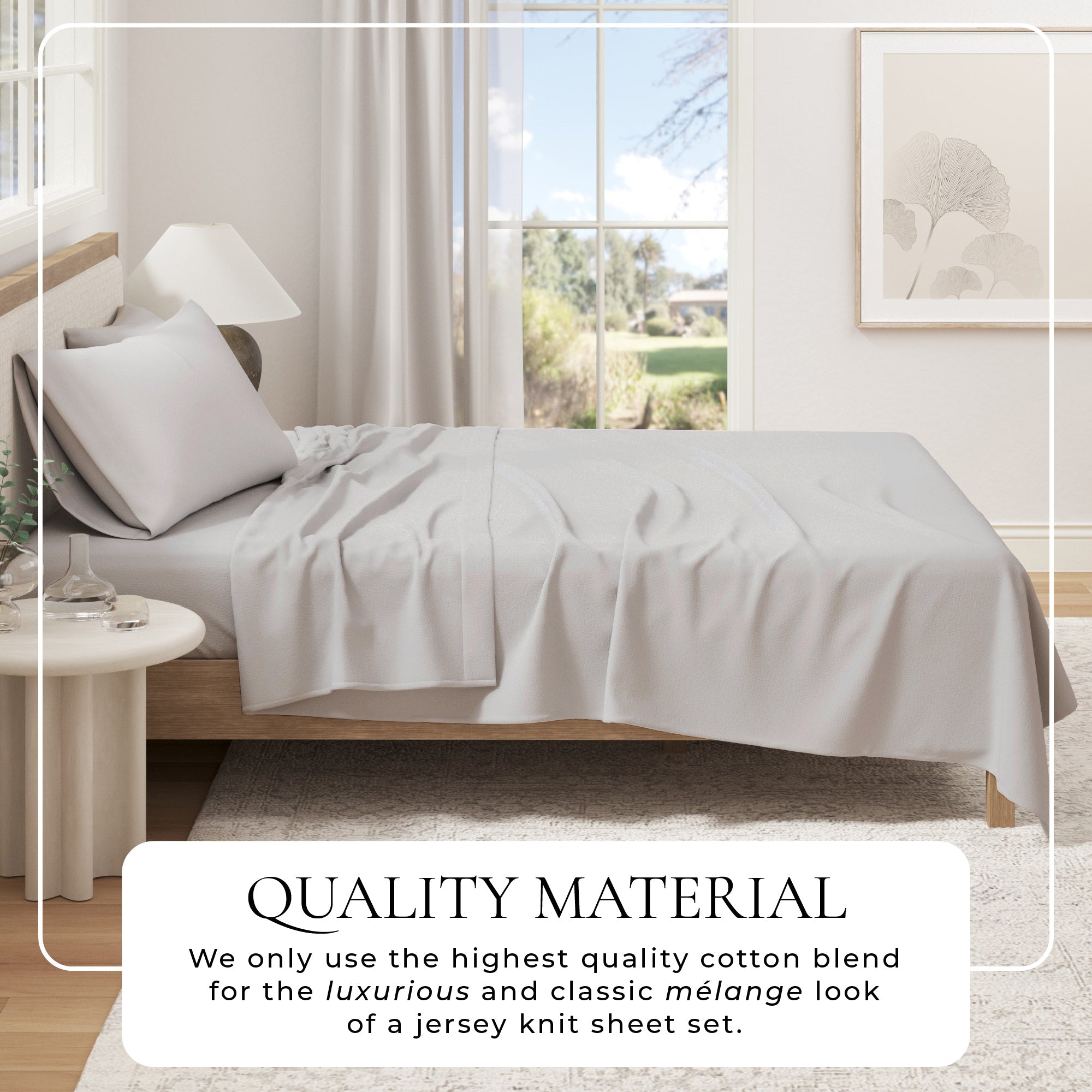 Cotton Jersey Knit Sheets