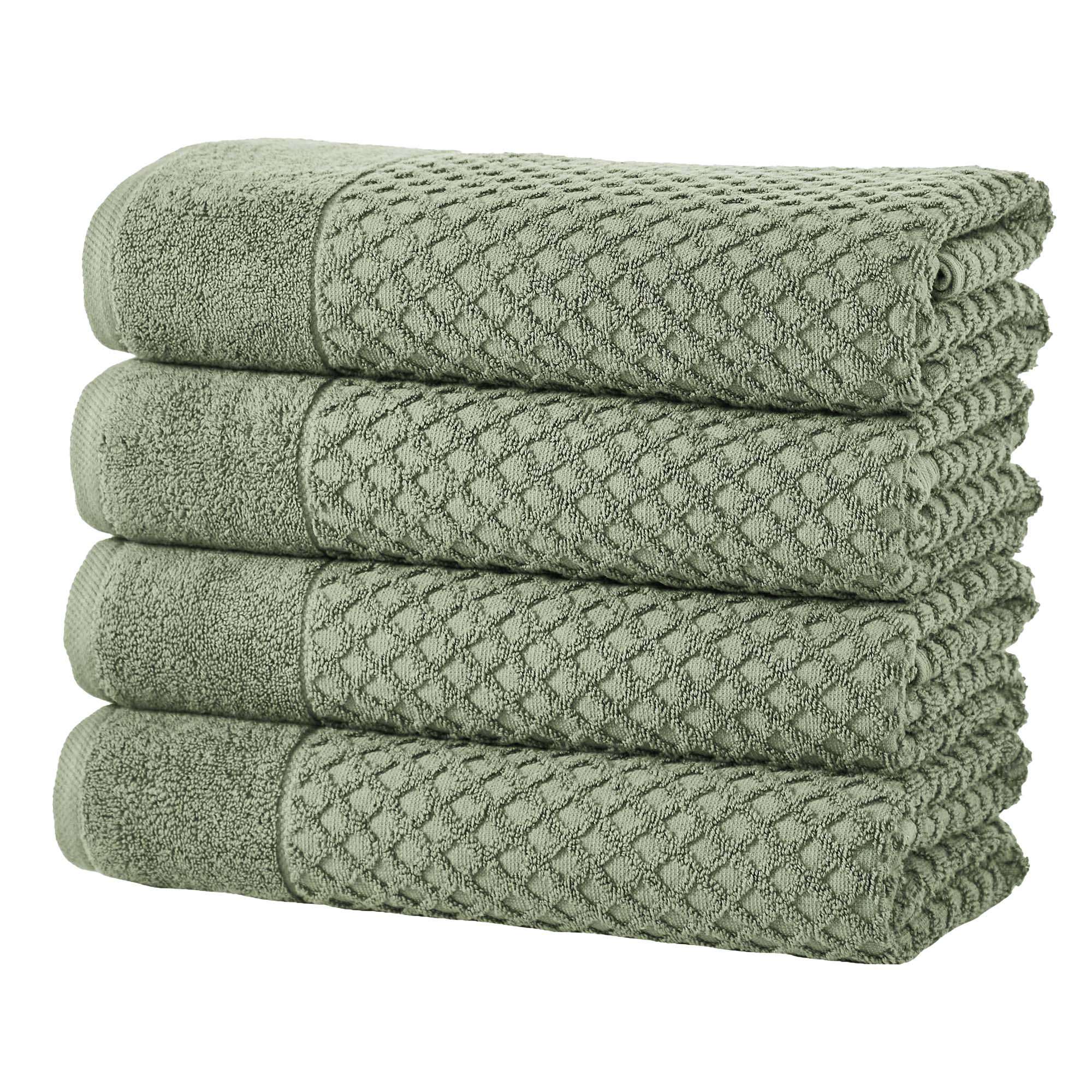 Cotton Diamond Bath Towel Set - Grayson Collection
