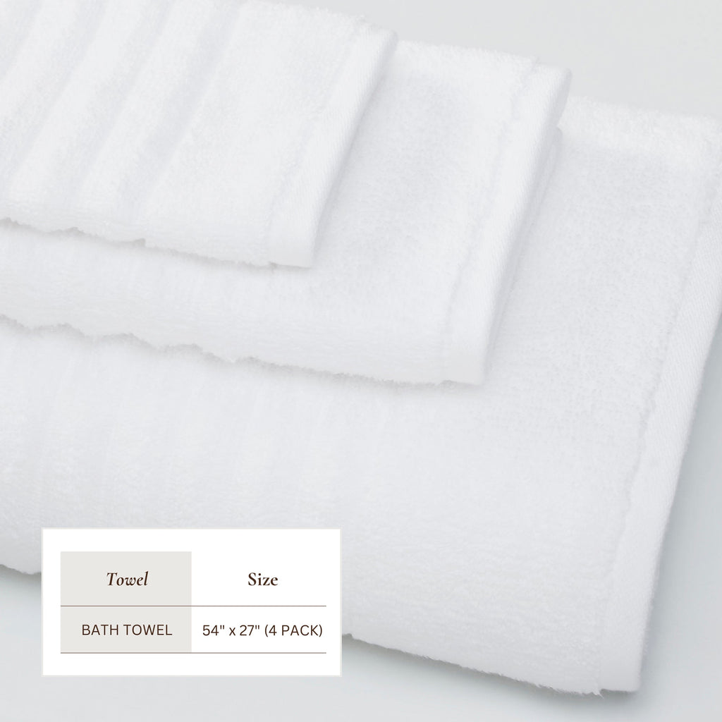 Combed Cotton Bath Towel Set - Karina Collection