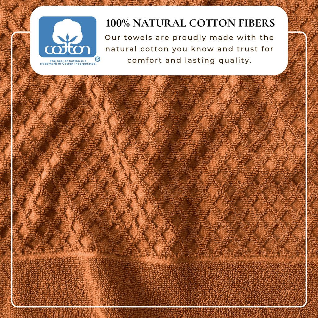 Cotton Diamond Bath Towel Set - Grayson Collection
