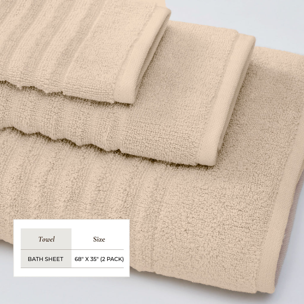 Combed Cotton Bath Towel Set - Karina Collection