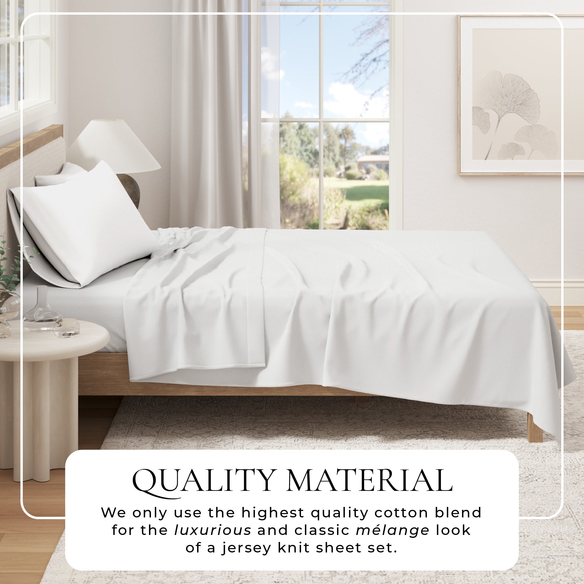 Cotton Jersey Knit Sheets