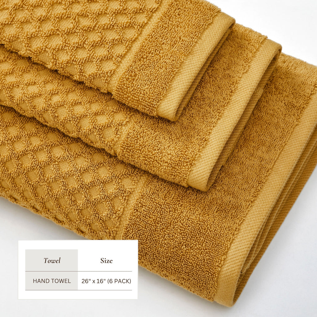 Cotton Diamond Bath Towel Set - Grayson Collection