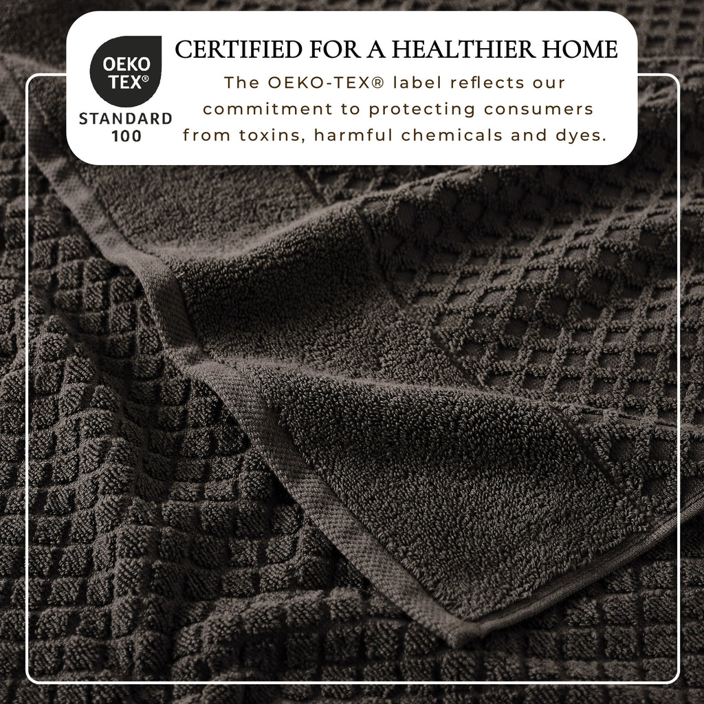 Cotton Diamond Bath Towel Set - Grayson Collection