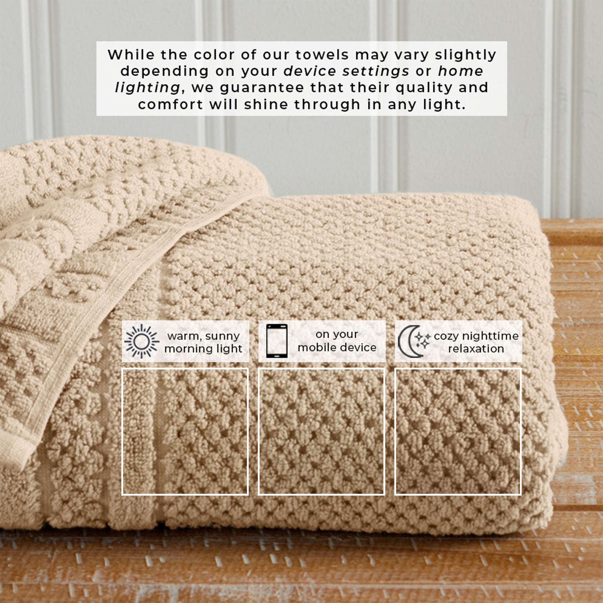 Checkered Jacquard Bath Towel Set - Giuliana Collection
