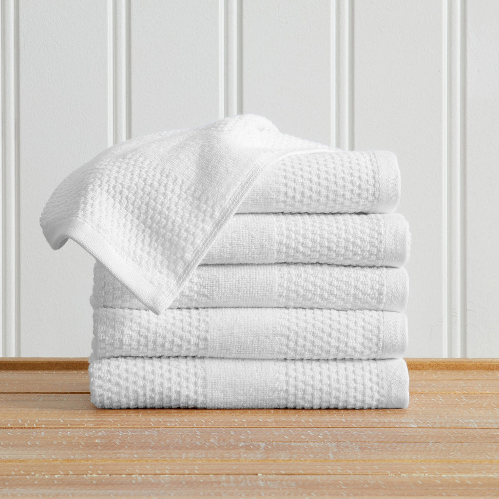 Woven Texture Bath Towel Set - Marbella Collection