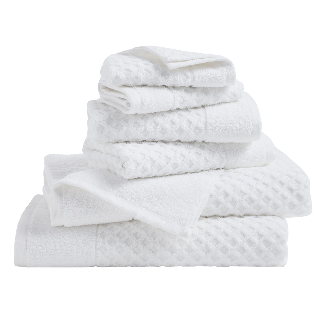 Cotton Diamond Bath Towel Set - Grayson Collection