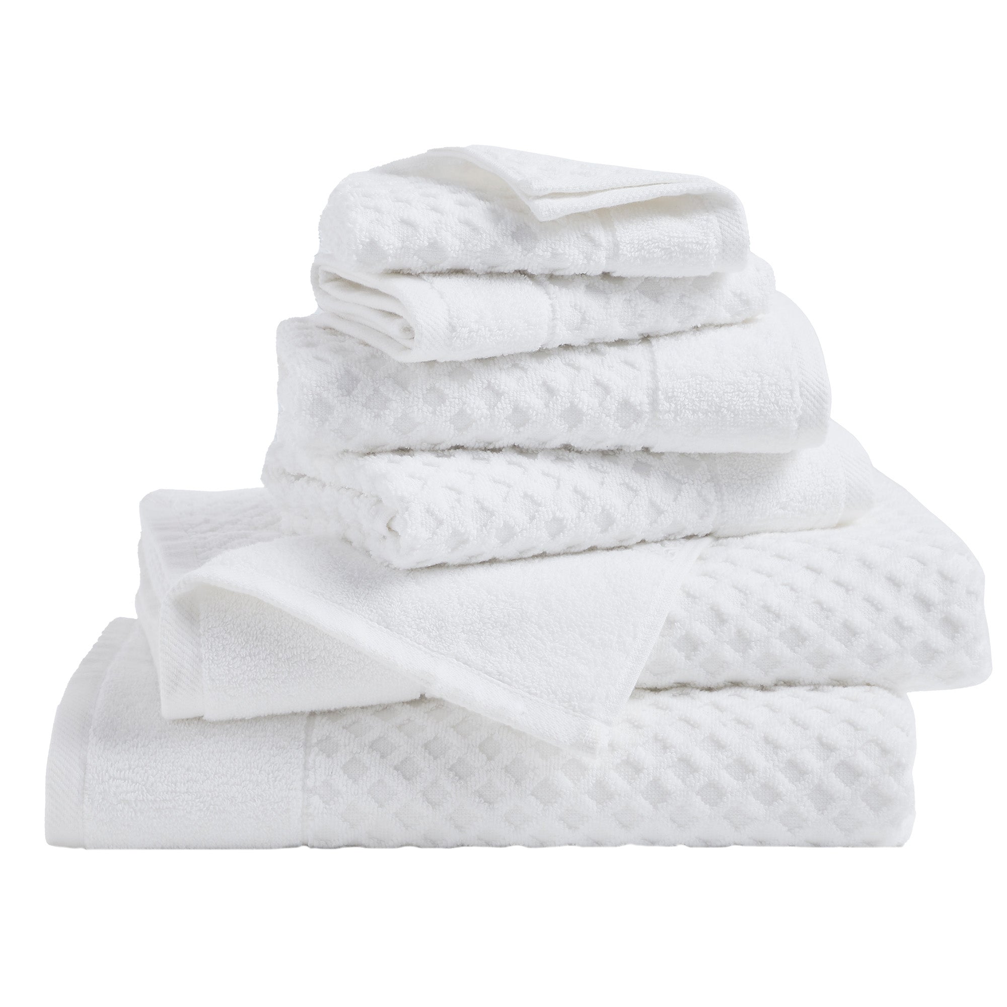 Cotton Diamond Bath Towel Set - Grayson Collection