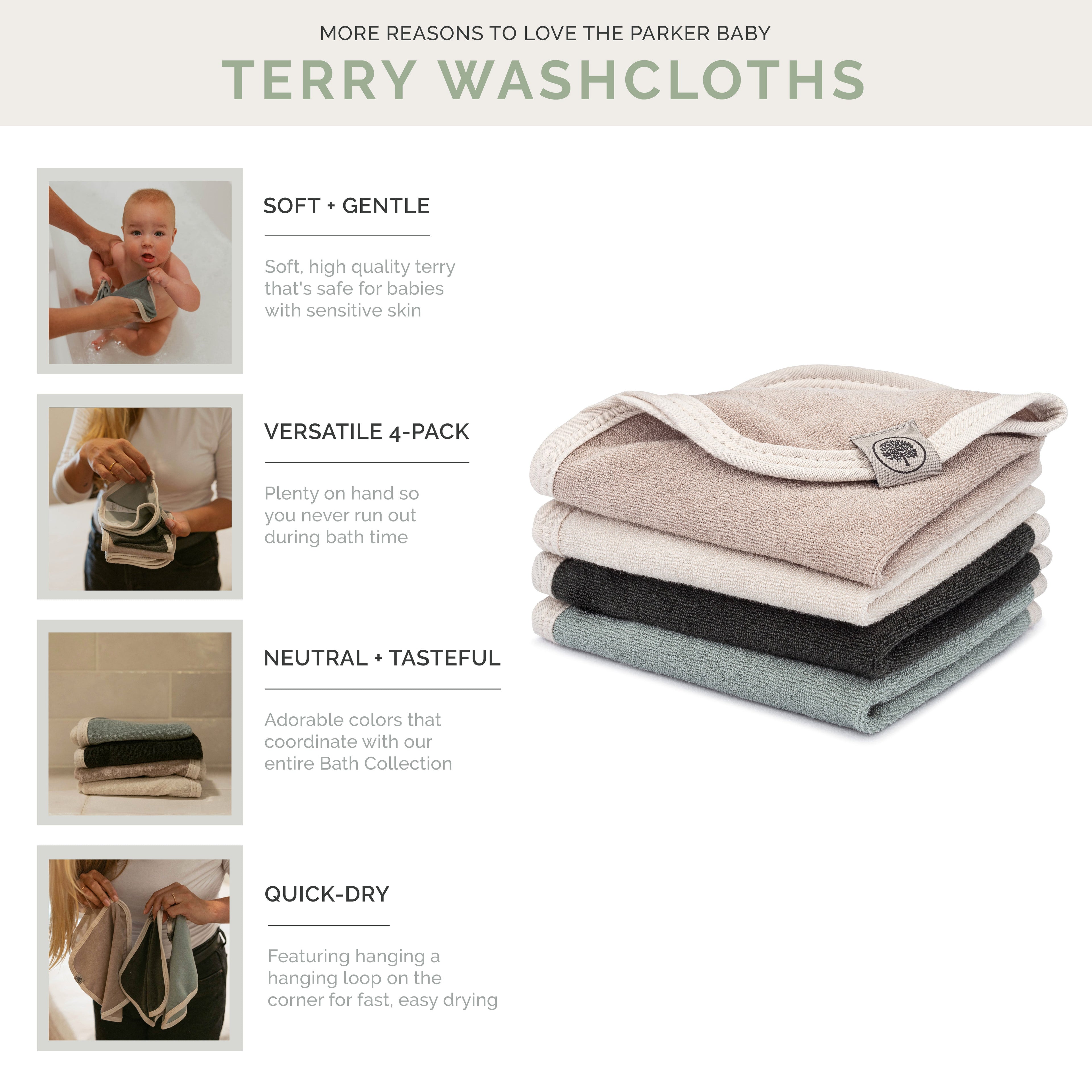 Baby Washcloths (4 Pack)