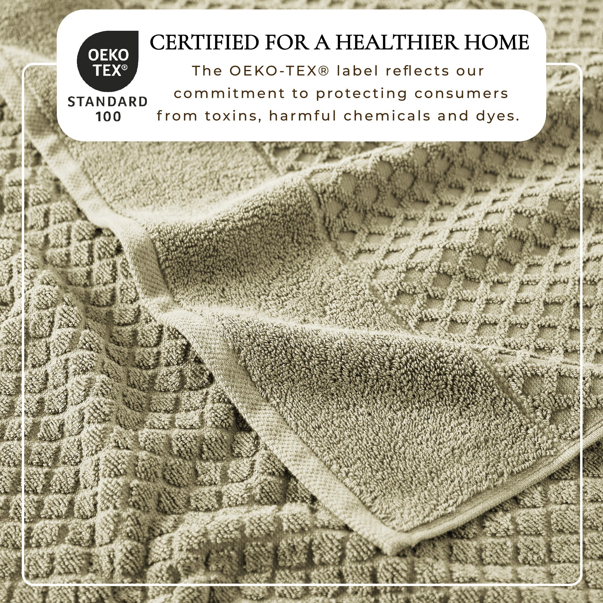 Cotton Diamond Bath Towel Set - Grayson Collection