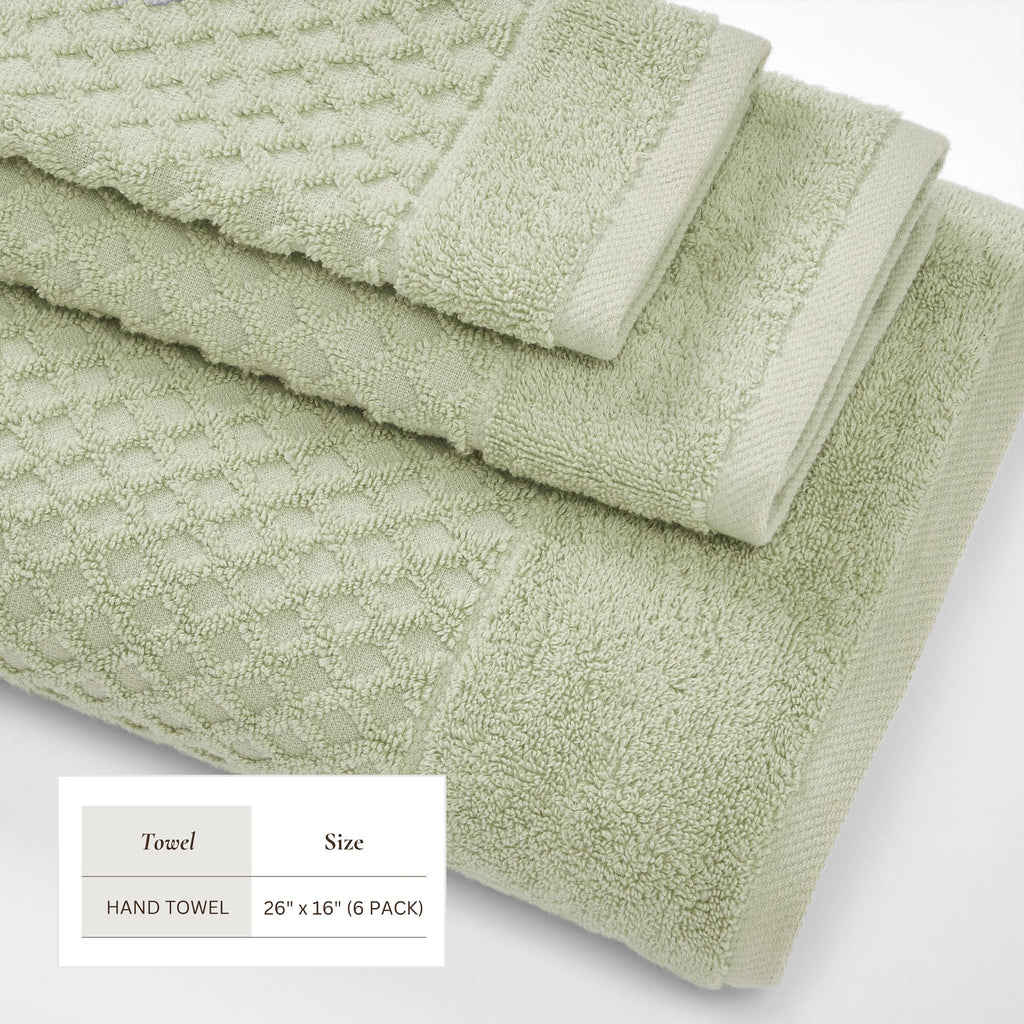 Cotton Diamond Bath Towel Set - Grayson Collection