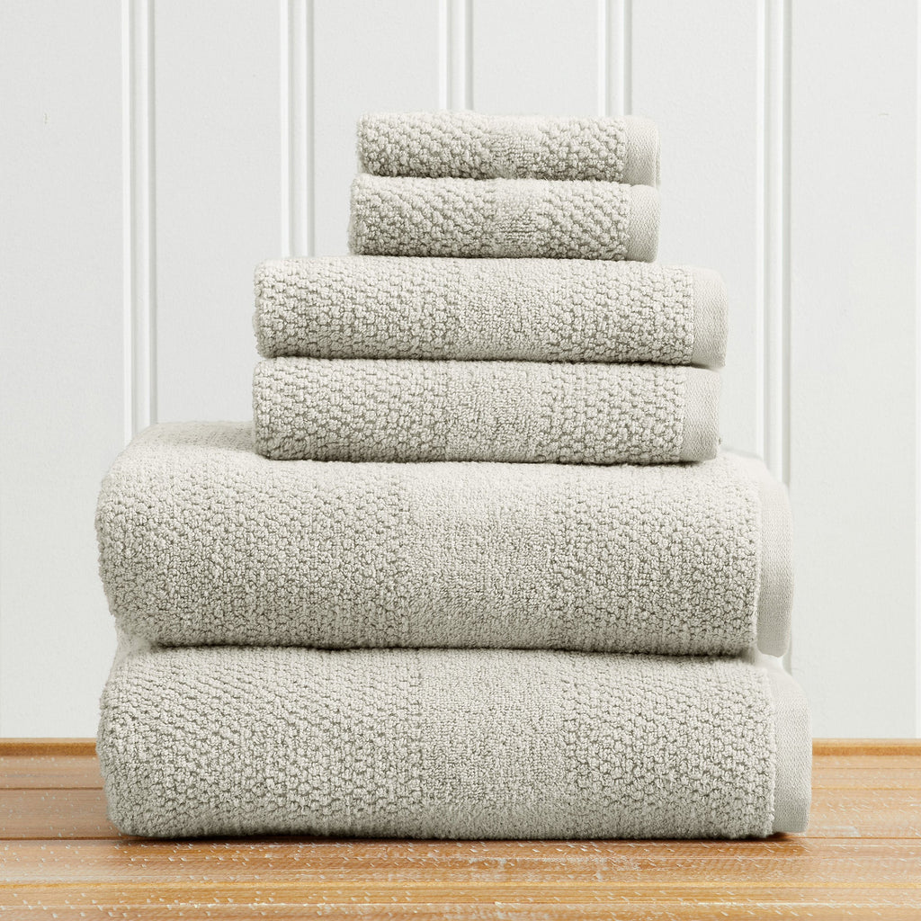 Woven Texture Bath Towel Set - Marbella Collection