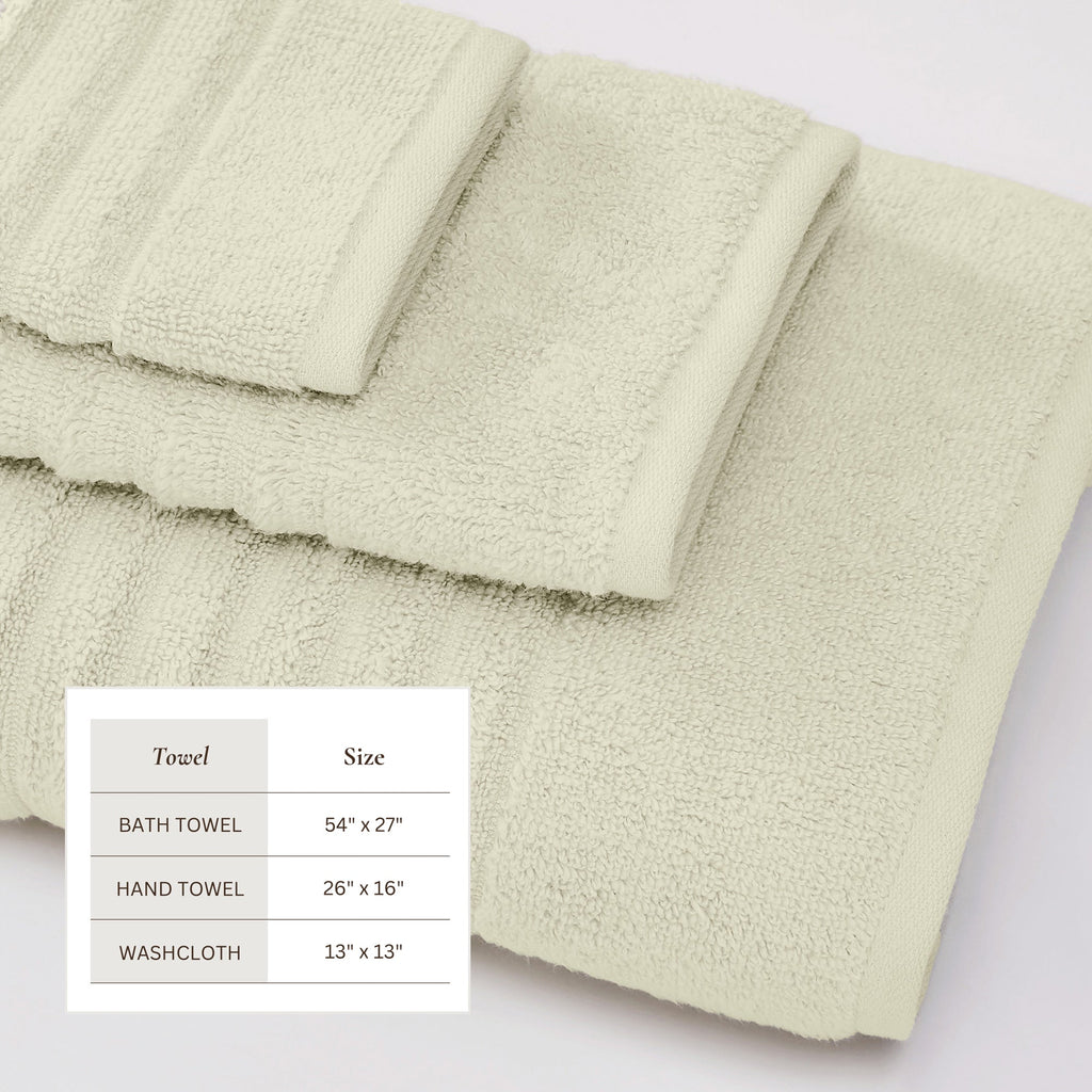 Combed Cotton Bath Towel Set - Karina Collection