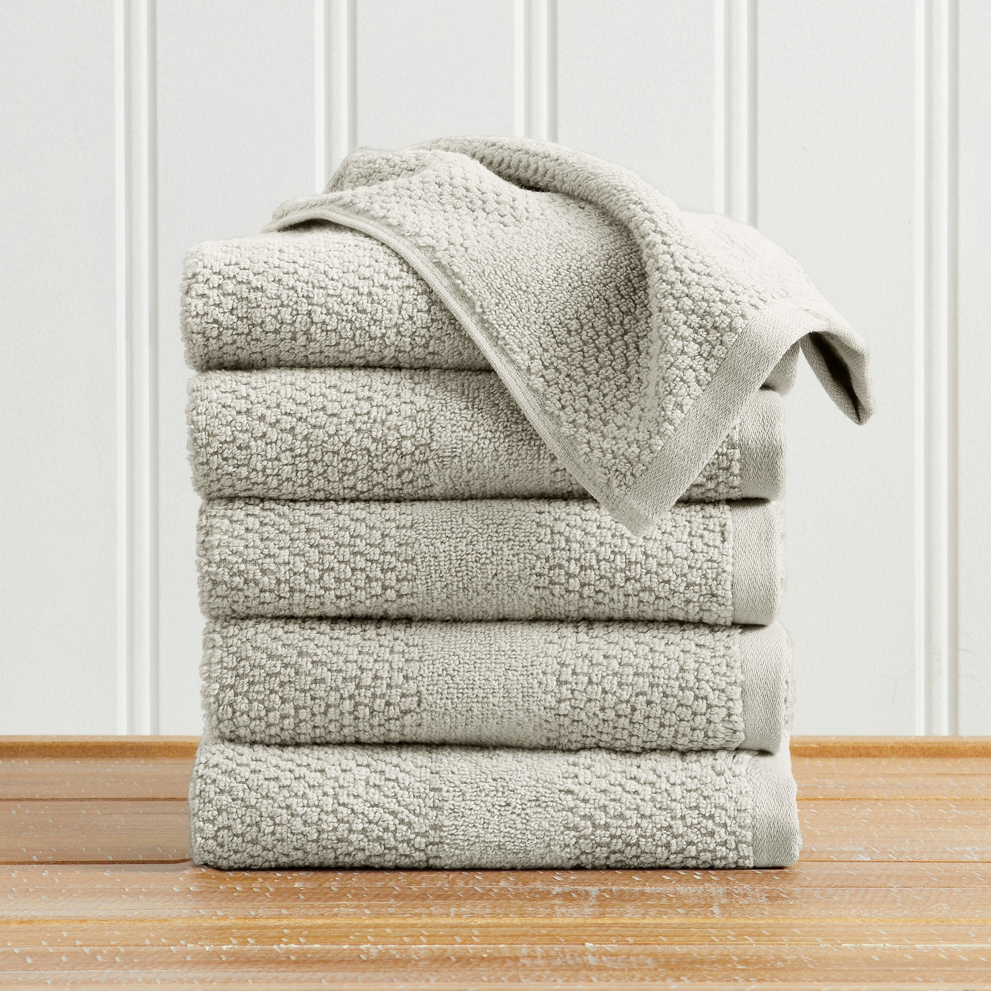 Woven Texture Bath Towel Set - Marbella Collection
