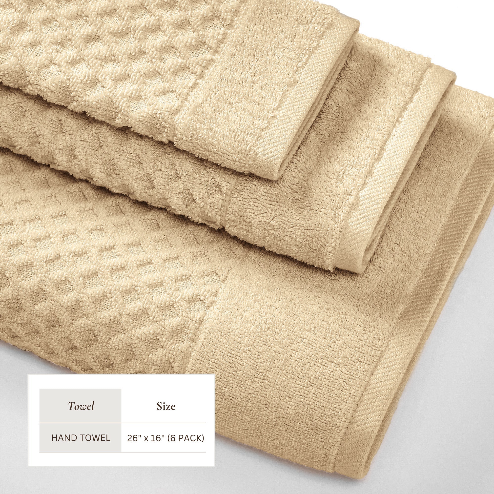 Cotton Diamond Bath Towel Set - Grayson Collection