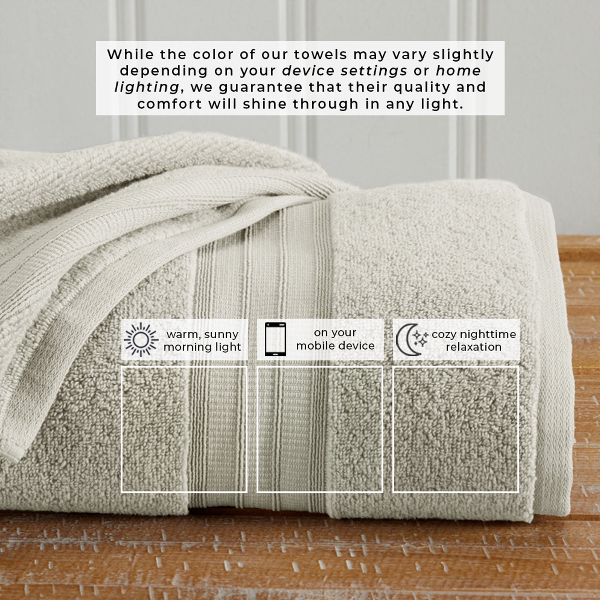 Cotton Premium Bath Towel Set - Chiara Collection