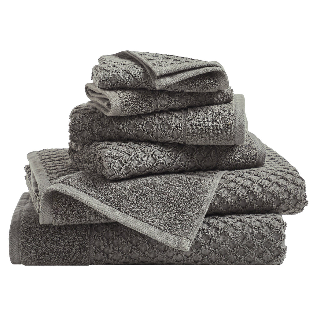 Cotton Diamond Bath Towel Set - Grayson Collection