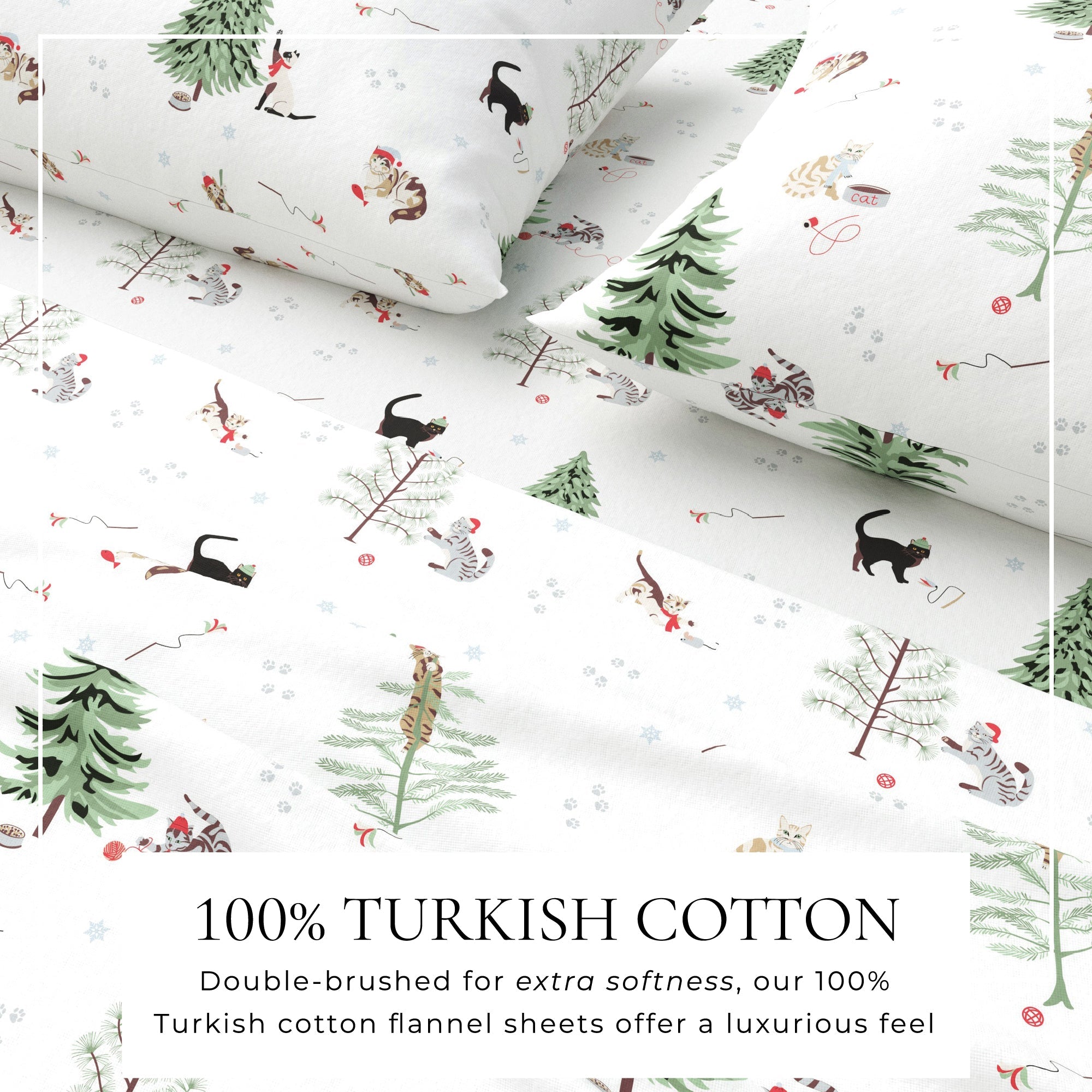 Turkish Cotton Flannel Sheet Sets - Boulder Collection