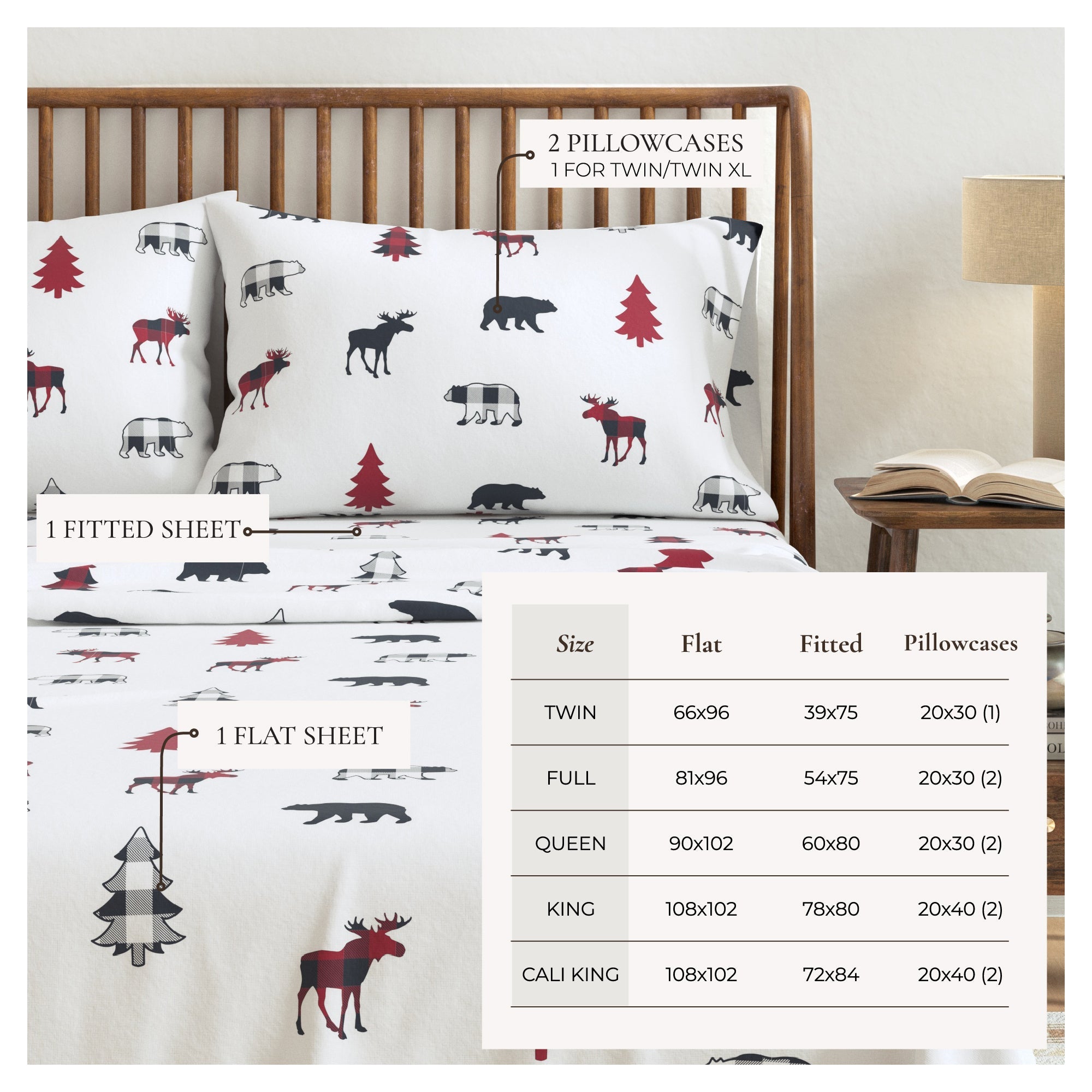 Turkish Cotton Flannel Sheet Sets - Boulder Collection