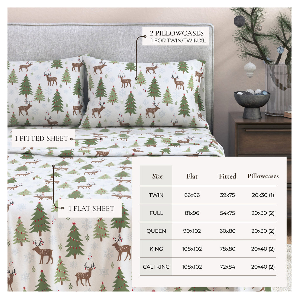 Turkish Cotton Flannel Sheet Sets - Boulder Collection
