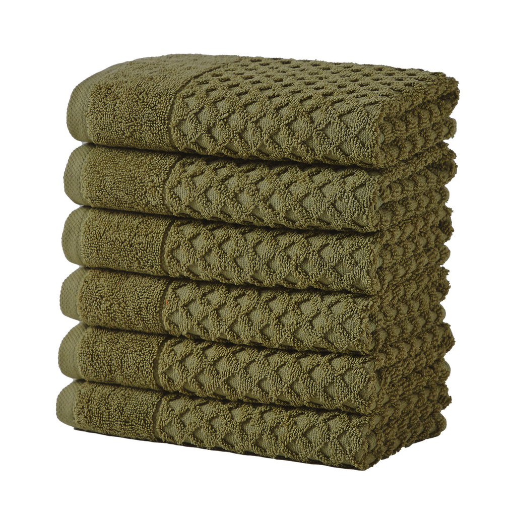 Cotton Diamond Bath Towel Set - Grayson Collection