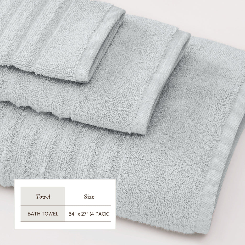 Combed Cotton Bath Towel Set - Karina Collection