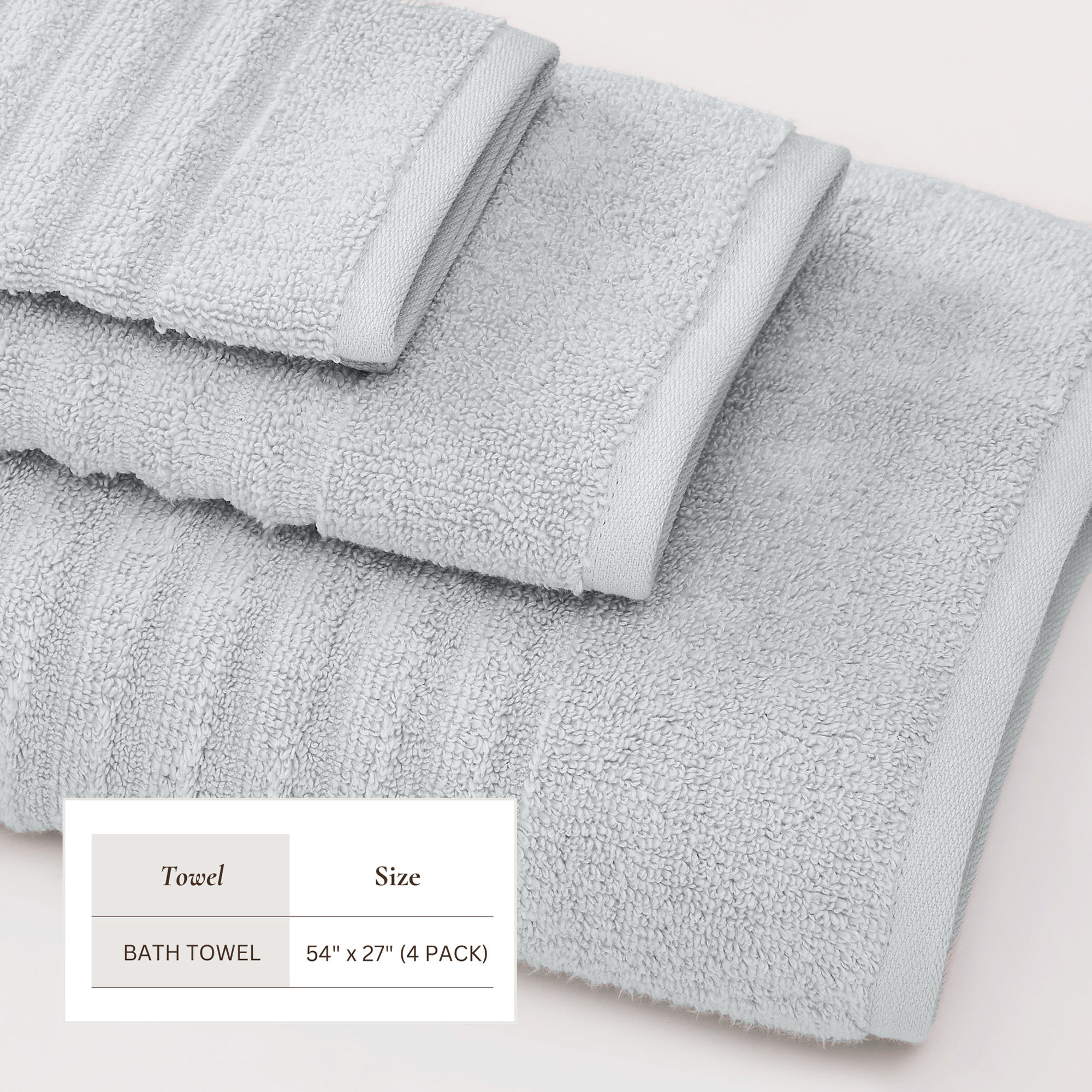 Combed Cotton Bath Towel Set - Karina Collection