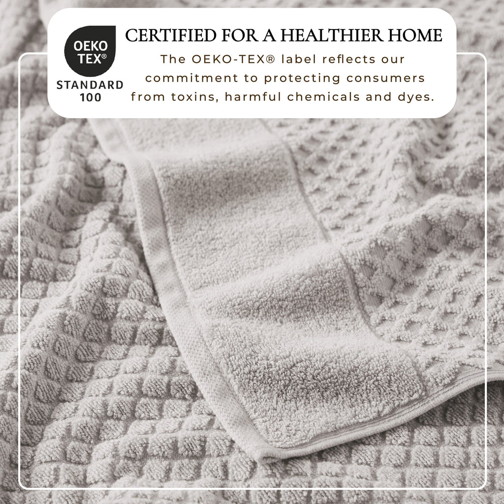 Cotton Diamond Bath Towel Set - Grayson Collection