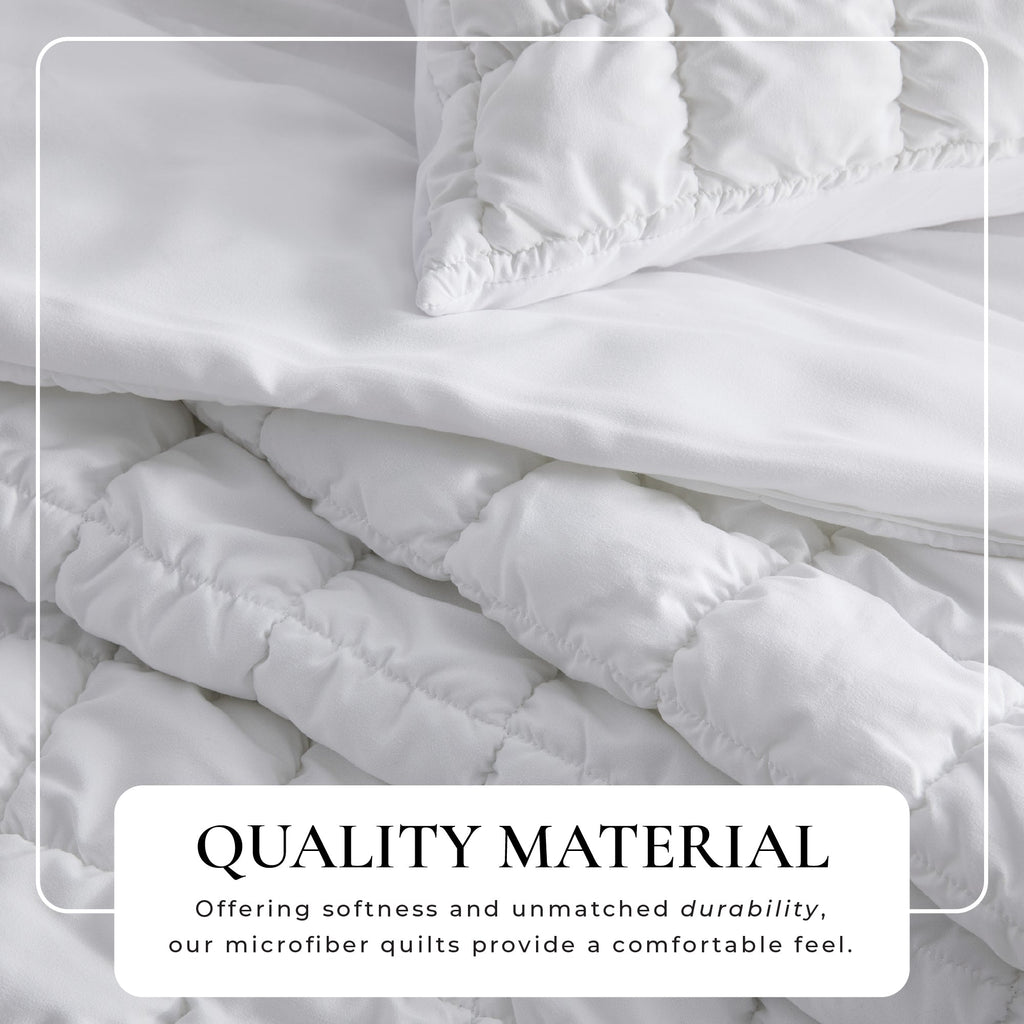 Puff Marshmallow Quilt Set - Marshmallow Collection