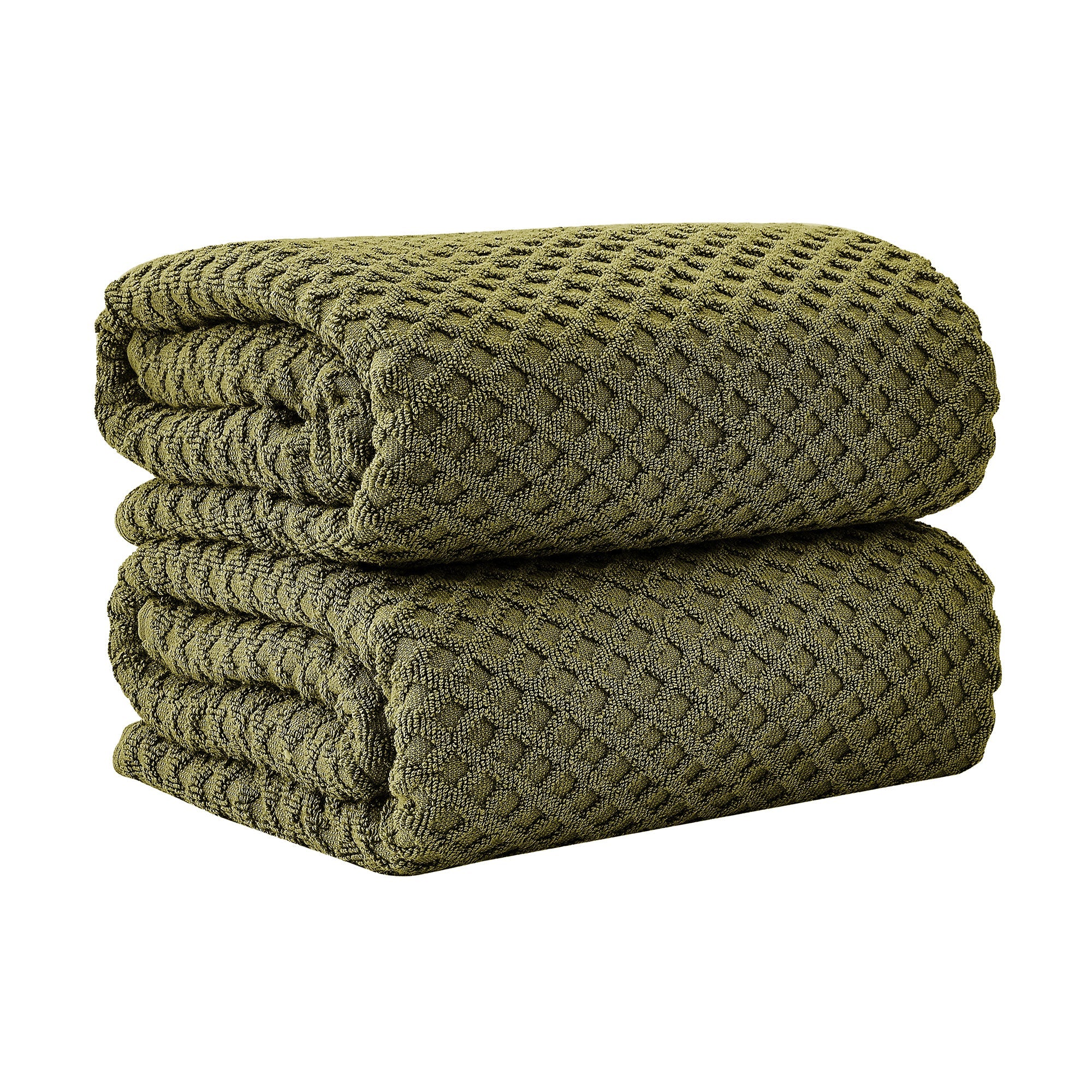 Cotton Diamond Bath Towel Set - Grayson Collection