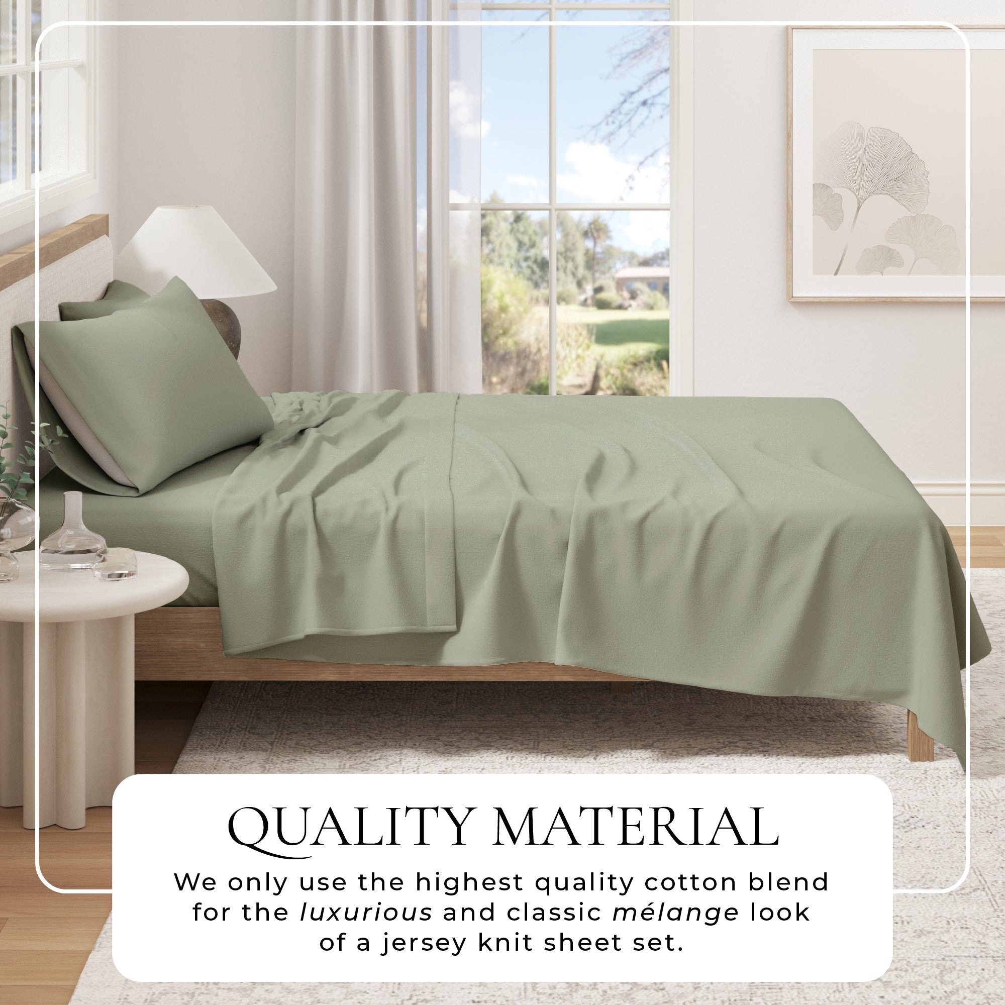 Cotton Jersey Knit Sheets